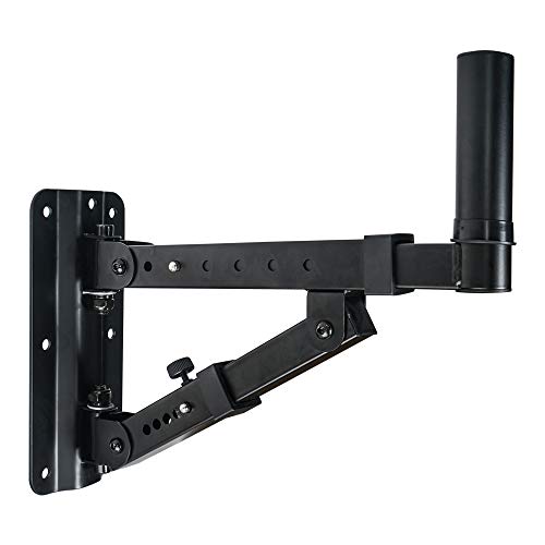 Sound Town: Sound Town 2-Pack Adjustable Wall Mount Speaker – Side View