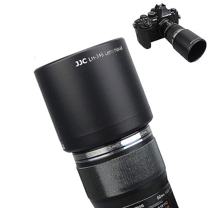 JJC Reversible Lens Hood Shade Cover Protector for Olympus – Front View