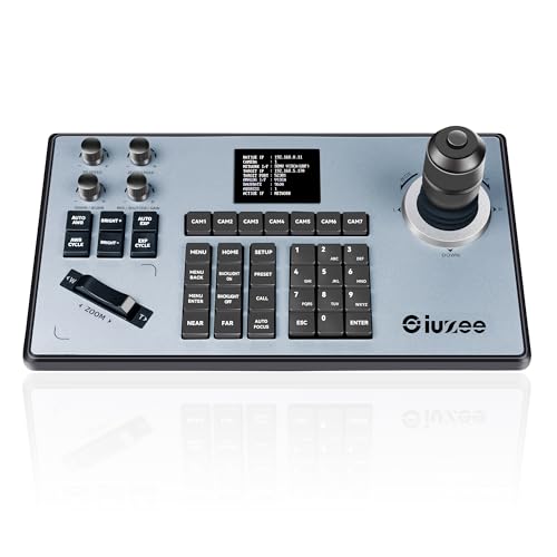 PTZ Controller: iUzee 4D Joystick PTZ Camera Keyboard – Front View