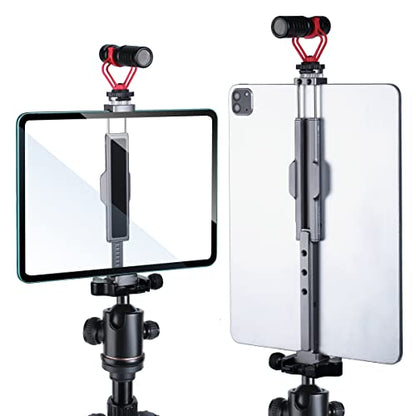 Tablet Mount: ARNARKOK Metal Tripod Mount 7-12.9in – Front View