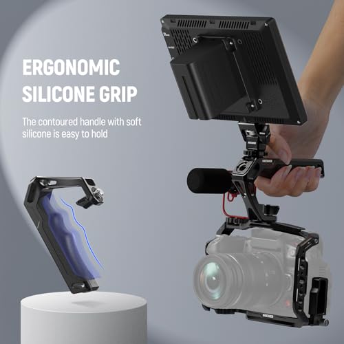 NEEWER Camera Top Handle with 3/8" Wing Screw & Locating – Packaging