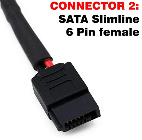 SATA Power Adapter Cable: TeamProfitcom 15-Pin Male to SATA – In Use