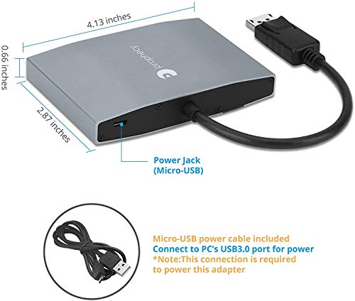 DisplayPort Gofanco: Gofanco Prophecy 1x3 DisplayPort 1.2 – Close-up Detail