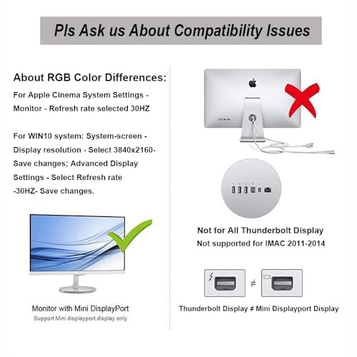 Cable Elecbee: Elecbee HDMI to Mini DisplayPort Converter – Side View