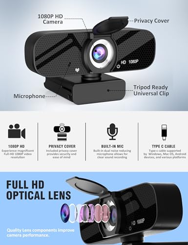 Gozvrpus Webcam: Gozvrpus USB HD Webcam 1080P Video Wide – In Use