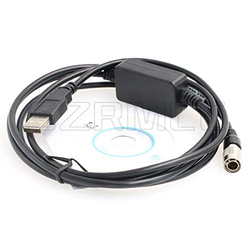 SZRMCC Hirose 6 Pin Male to USB Data Download Cable for – Front View