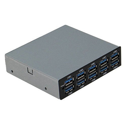 SEDNA Internal 10 Port USB 3.0 Hub – Front View
