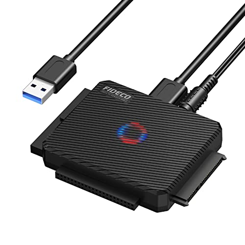 IDE Adapter: FIDECO SATA/IDE to USB 3.0 Adapter Cable – Front View
