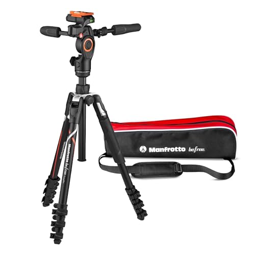 Manfrotto Befree Live Advanced 4-Section Aluminum Travel – Front View