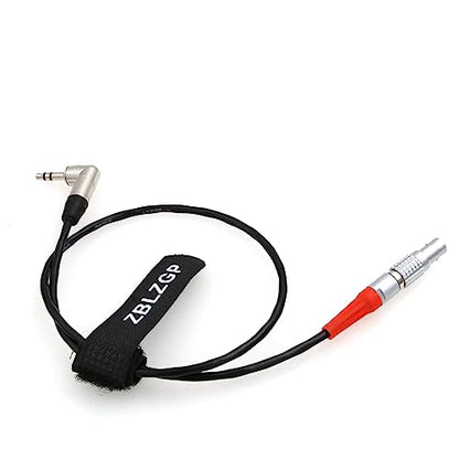 TimeCode Sync Jam Cable: ZBLZGP 0B 5 Pin to Right Angle – Close-up Detail