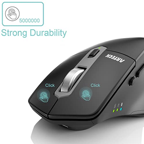 Mouse iPad: Arteck Multi-Device Wireless Bluetooth – Close-up Detail