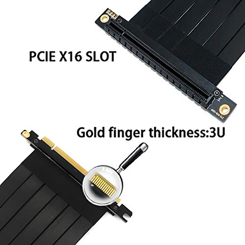 PCI-E Extension Cable: 16x PCIE Riser Cable 90 Degree 20cm – Packaging