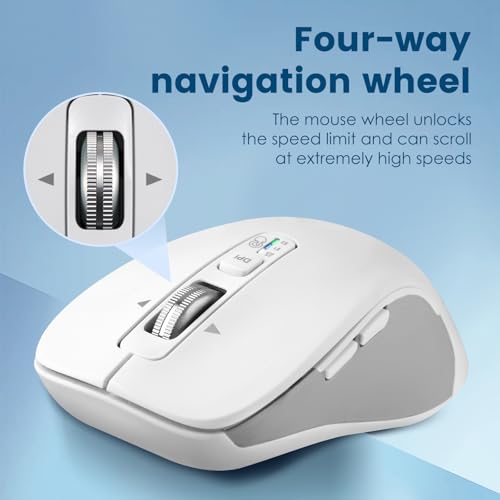 Mouse CITLLA: CITLLA Wireless Bluetooth Mouse USB BT1 BT2 – Close-up Detail