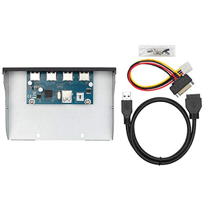 USB 3.0 Hub: JSER 4-Port Hub Front Panel to Motherboard – Additional Angle