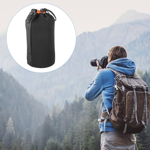 PATIKIL Camera Lens Bag: 1 Pcs 3.7" ID x 9.8" H Drawstring – Feature Highlight