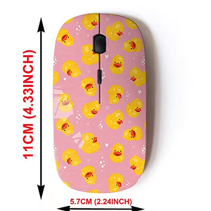 2.4G Wireless Mouse with Cute Pattern Design for All – Side View