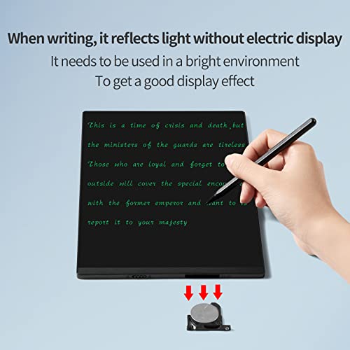 LCD Writing Tablet: 9.5in Double Display Erasable Reusable – Feature Highlight