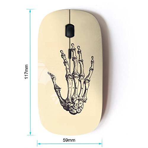 KawaiiMouse [ Optical 2.4G Wireless Mouse ] Hand Bones – Side View