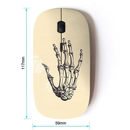 KawaiiMouse [ Optical 2.4G Wireless Mouse ] Hand Bones – Side View