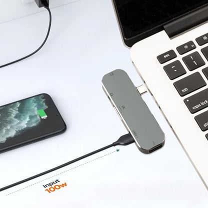 Port Leehitech: Leehitech USB C Hub 5-in-1 Multiport Adapter – Packaging
