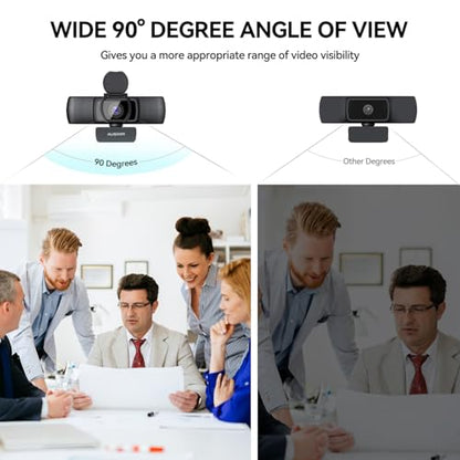 Webcam Camera: AUSDOM AF640 1080P Plug-and-Play USB PC – Packaging