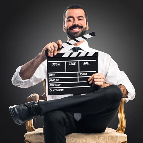 Movie Film Clapboard Hollywood Wooden-Clapper Board – In Use