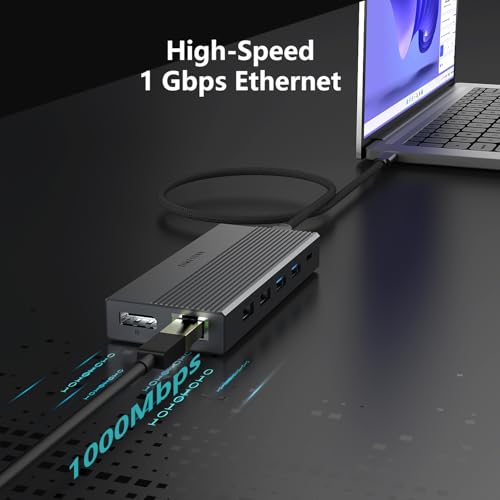 DIKEQINN Docking: 13-in-1 USB C Docking Station Triple 4K – Feature Highlight
