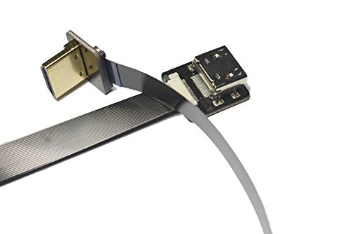 Standard Permanent Flat Slim Thin HDMI FFC FPV Cable – Front View