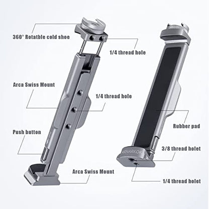 Tablet Mount: ARNARKOK Metal Tripod Mount 7-12.9in – In Use