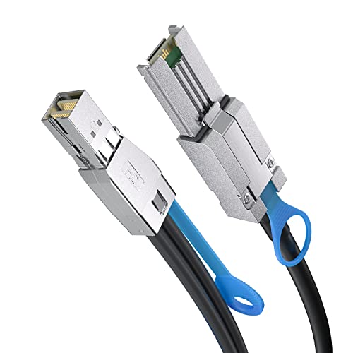 SFF Cable: H!Fiber.com SFF-8644 to SFF-8088 6Gbps External – Front View