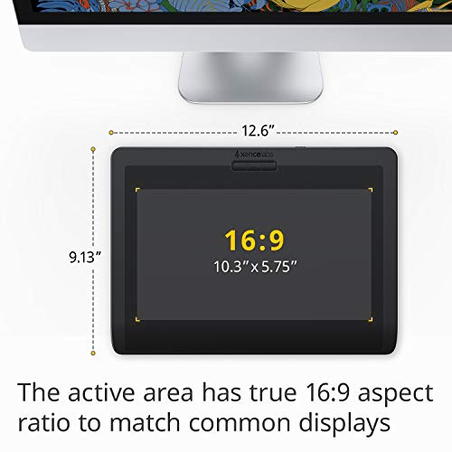 Tablet Drawing: Xencelabs Graphic Tablet Medium Wireless – Side View
