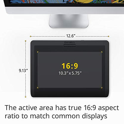 Tablet Drawing: Xencelabs Graphic Tablet Medium Wireless – Side View