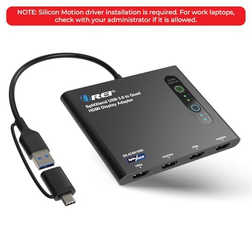 Display Monitor: OREI SplitExtend HDMI Splitter Extended – Size Reference