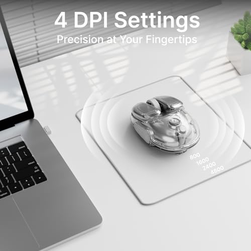 Wireless Mouse: SEUNKWANG EWEADN Q9 Dual-Mode Bluetooth – Close-up Detail