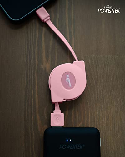 Cable Lightning: LIQUIPEL Powertek Retractable MFi – In Use