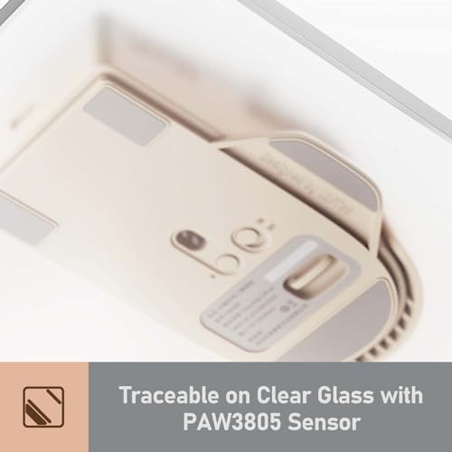 Lofree Touch: Lofree Touch PBT Wireless Mouse – Back View
