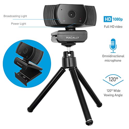Macally 1080p Webcam: Macally MZOOMCAM 120 degrees – Side View