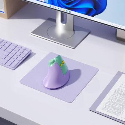 Seenda Ergonomic Mouse: Rechargeable USB Dual Bluetooth – Size Reference