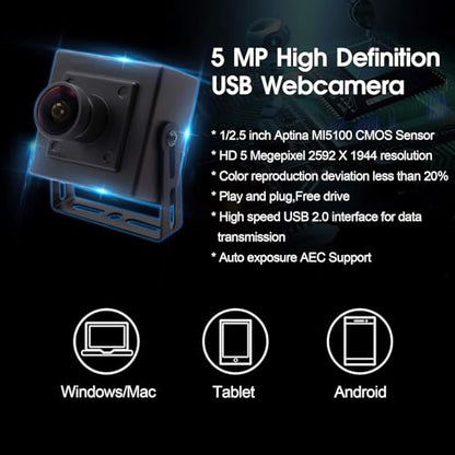 Camera Webcam: CODSOK USB Camera 5 Megapixel 2592x1944 – Close-up Detail