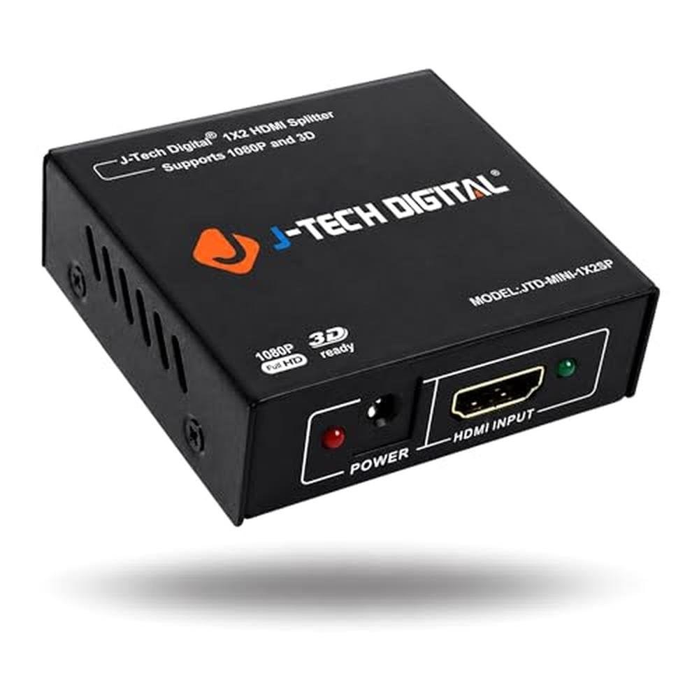 HDMI Splitter Out: J-Tech Digital JTD Mini 1x2SP 4K 60Hz – Front View