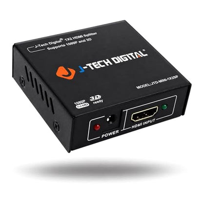HDMI Splitter Out: J-Tech Digital JTD Mini 1x2SP 4K 60Hz – Front View
