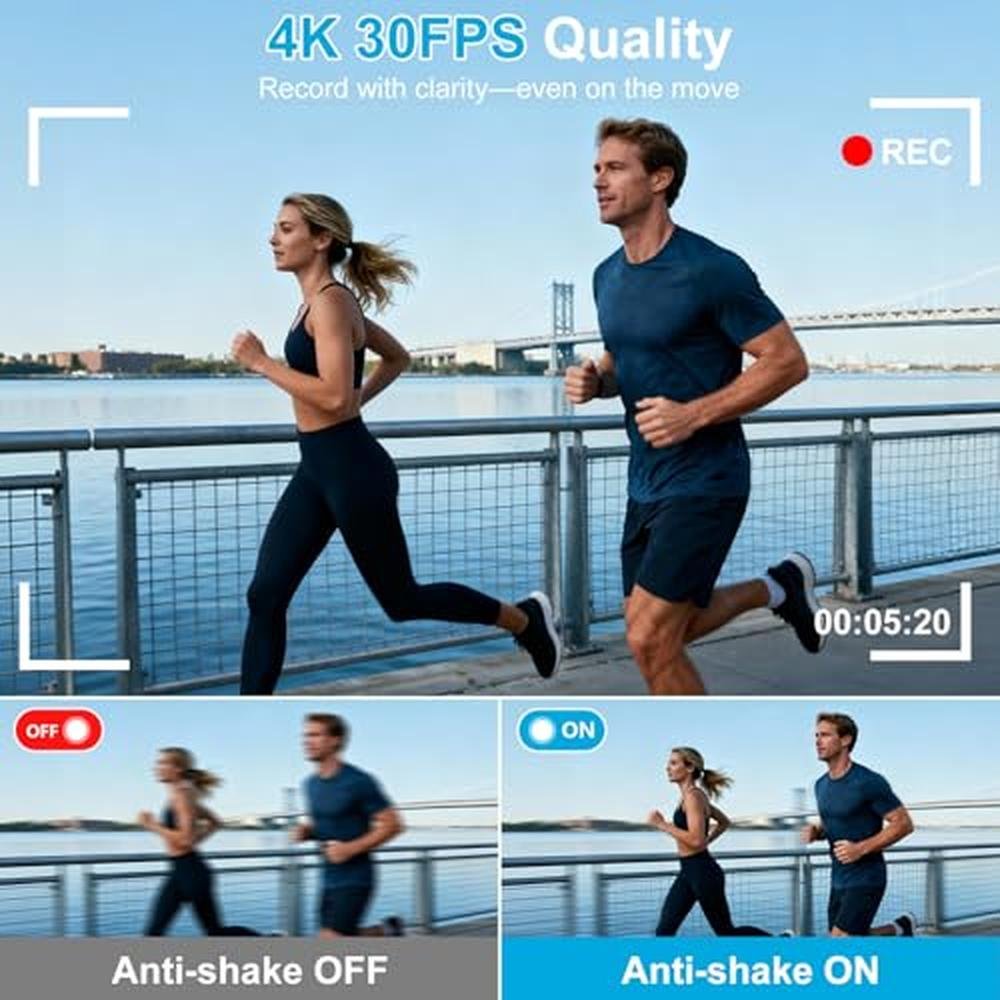 Camera Digital: 4K 56MP Autofocus Vlogging Camera with – Close-up Detail