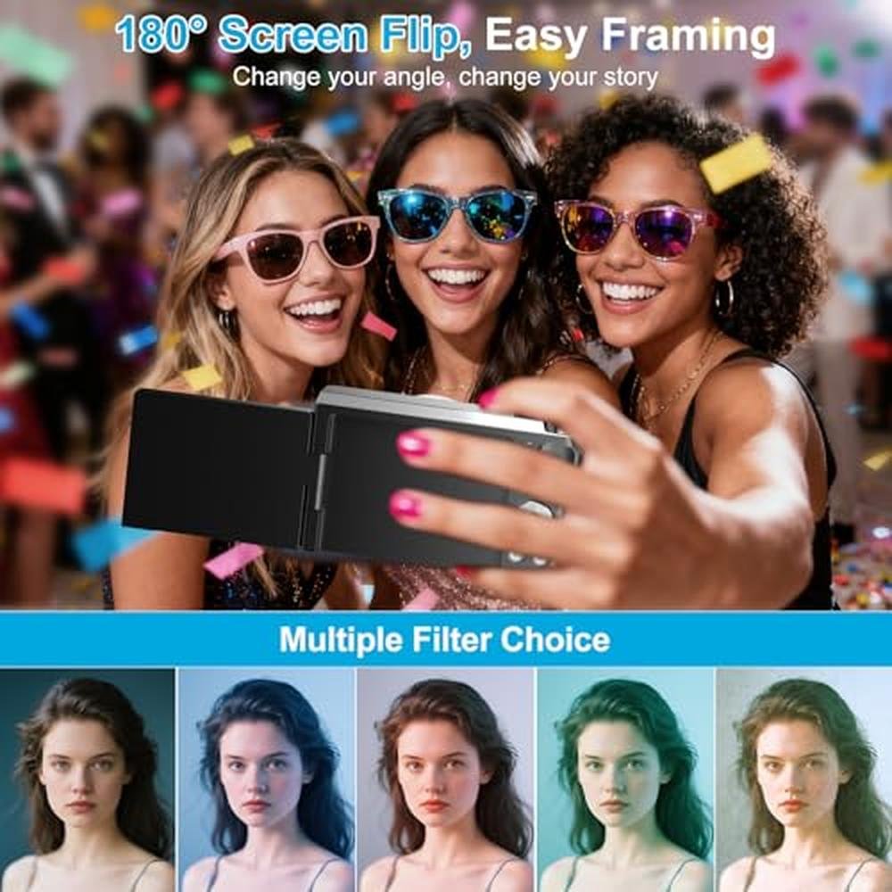Camera Digital: 4K 56MP Autofocus Vlogging Camera with – Packaging