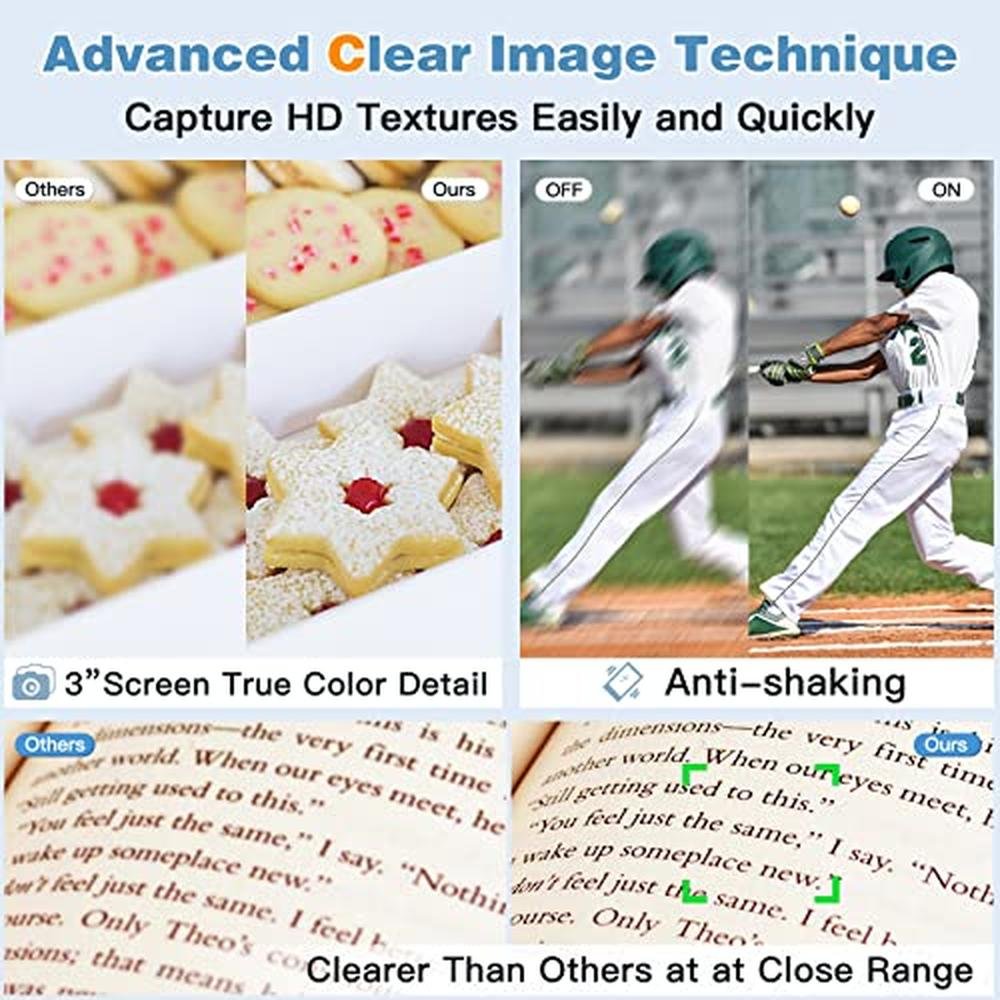 Camera Digital: 4K Autofocus Anti-Shake 48MP Vlogging – In Use