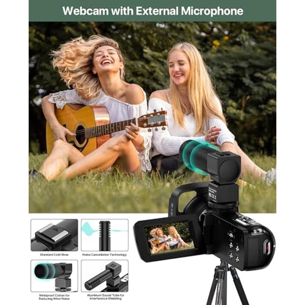 Camera Video: 4K Video Camera Camcorder 64MP Vlogging Camera – Packaging