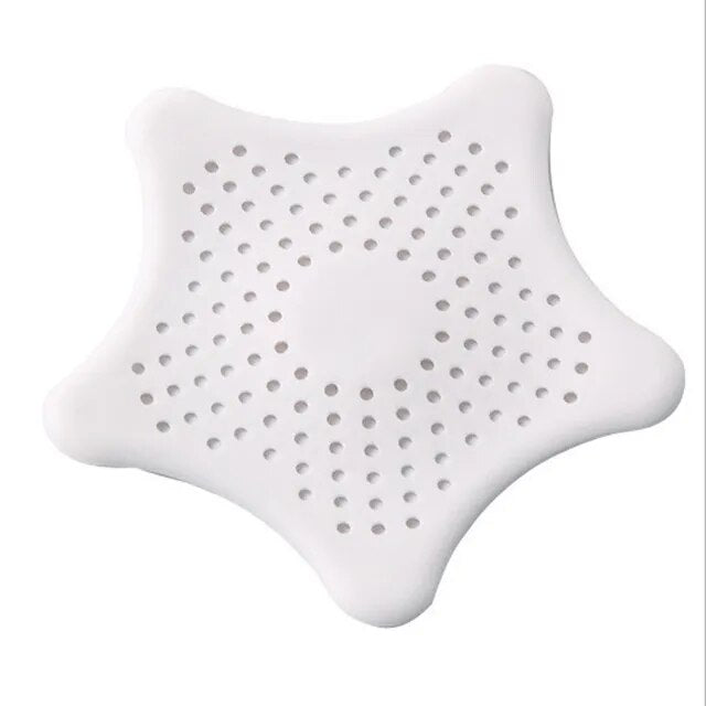 5-Color PVC Star Sink Filter for Bathroom and Kitchen Drains