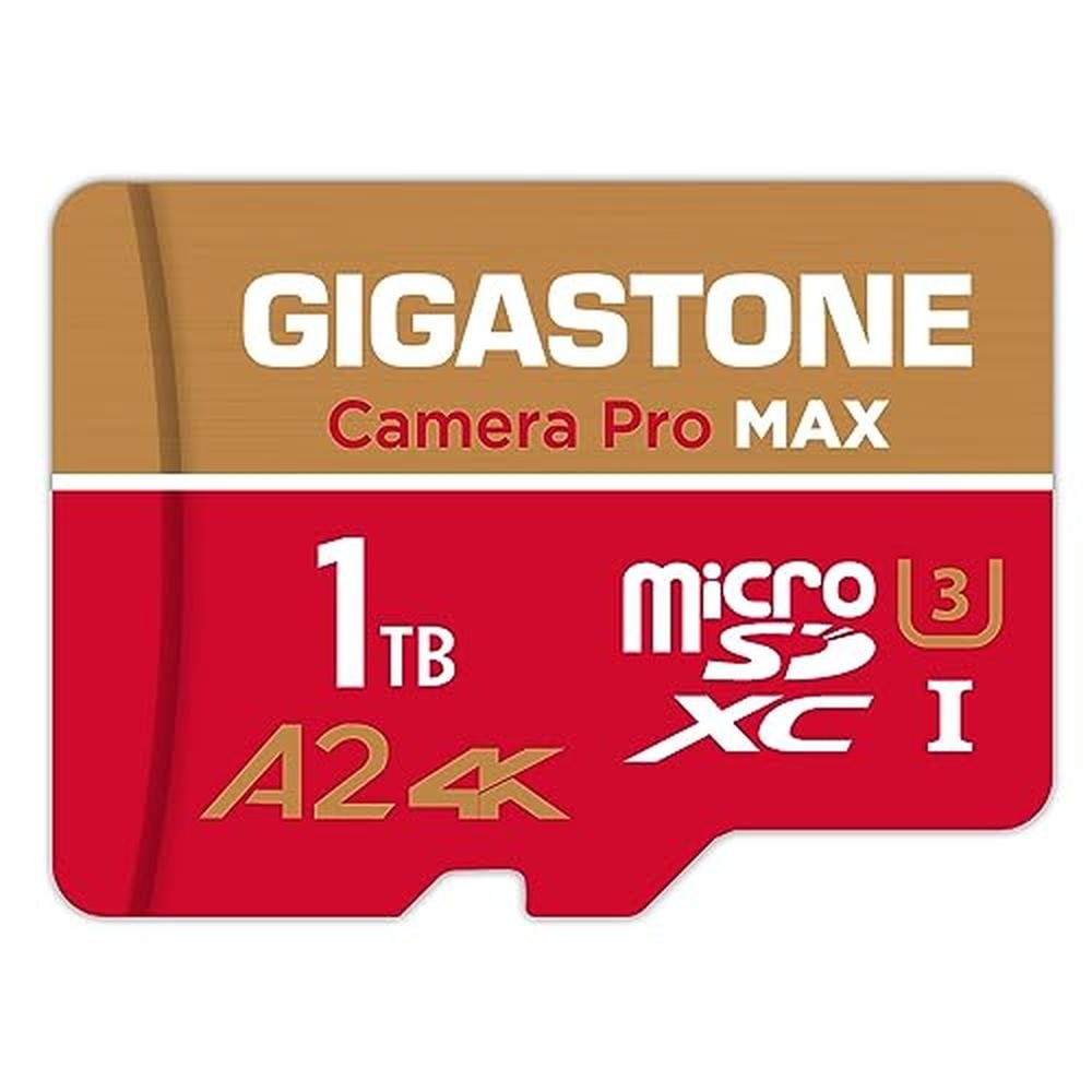 5 Years Data Recovery: GIGASTONE 1TB Micro SD Card 4K – Front View