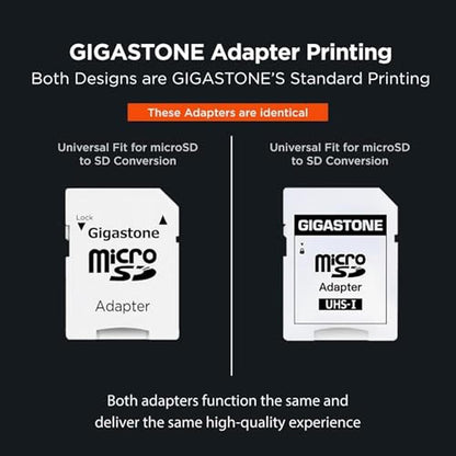 Micro SD Card: GIGASTONE 512GB 5 Years Data Recovery 4K – Close-up Detail