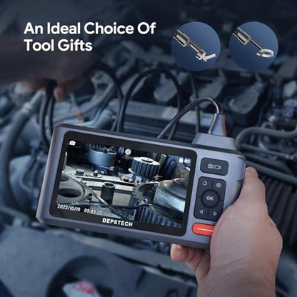 Sewer Inspection Camera: DEPSTECH 50FT 1080P Dual Lens – Close-up Detail