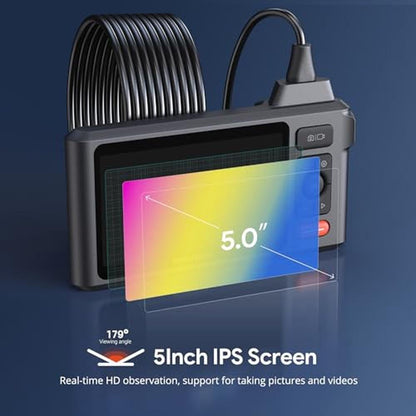 Sewer Inspection Camera: DEPSTECH 50FT 1080P Dual Lens – In Use